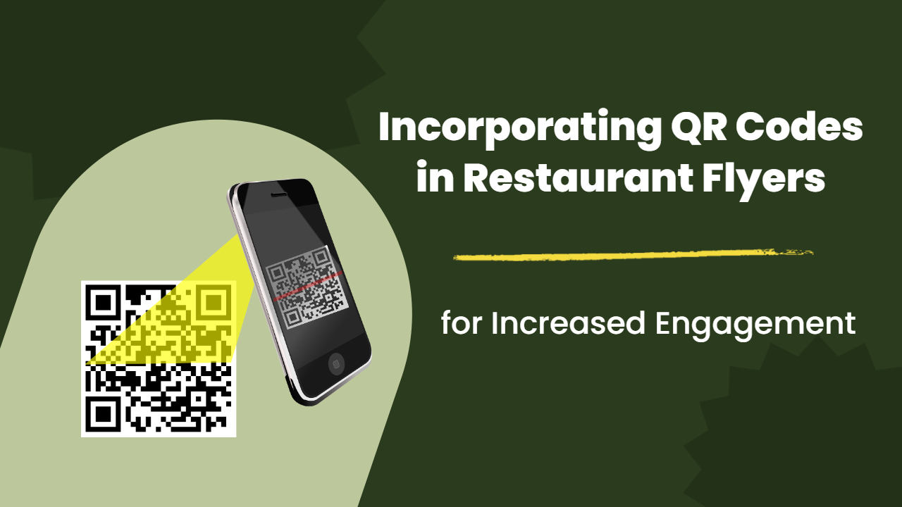 QR Codes in Restaurant Flyers