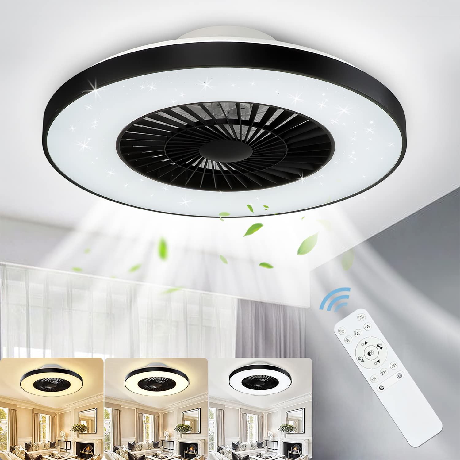 modern ceiling fans with LED lights