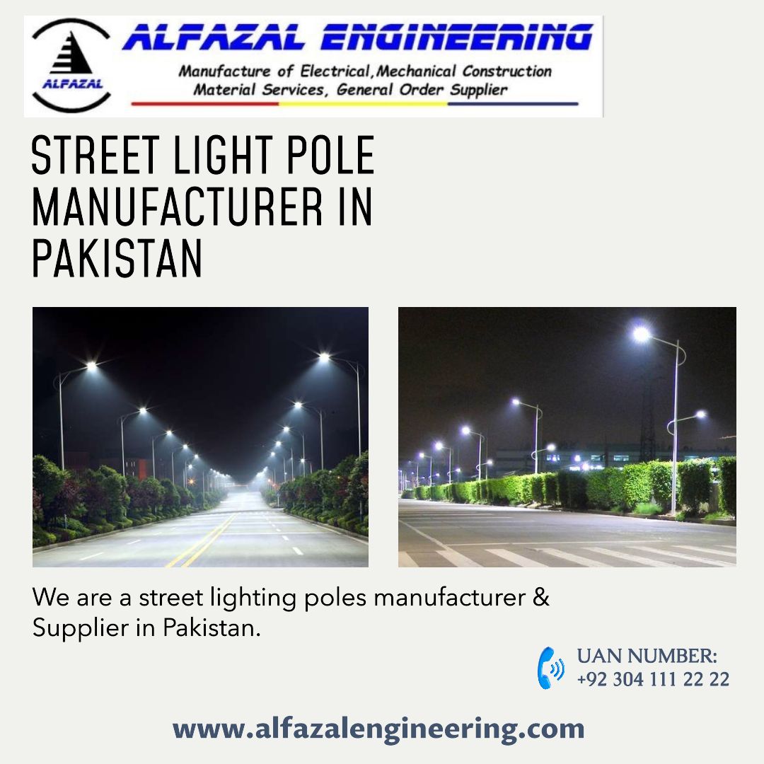 street lighting poles