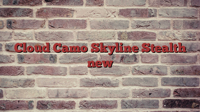 Cloud Camo Skyline Stealth new