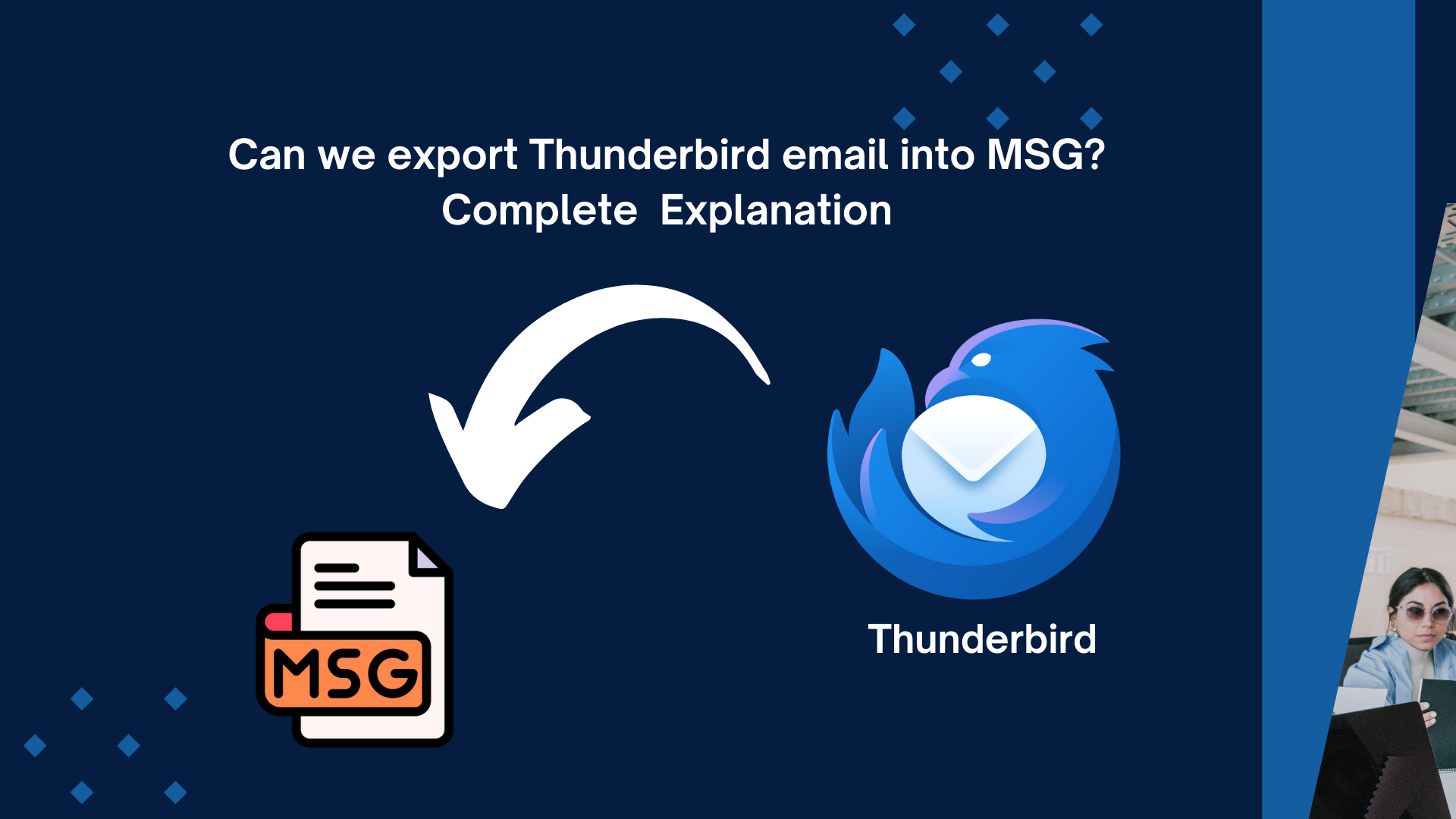 export Thunderbird email into msg