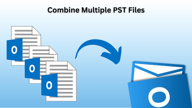 merge PST files in Outlook