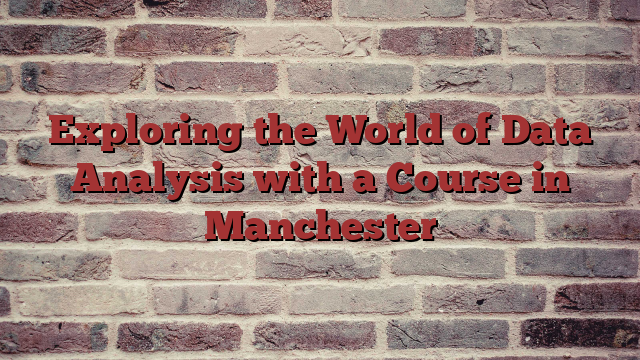 Exploring the World of Data Analysis with a Course in Manchester