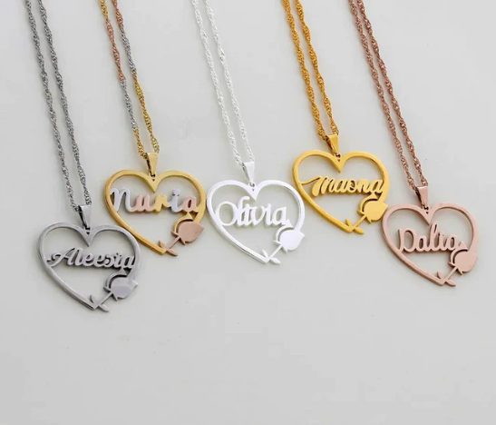 personalized name necklace for women