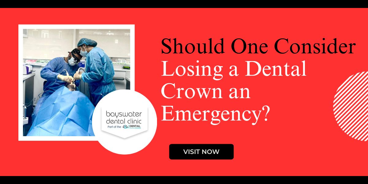 Should One Consider Losing a Dental Crown an Emergency