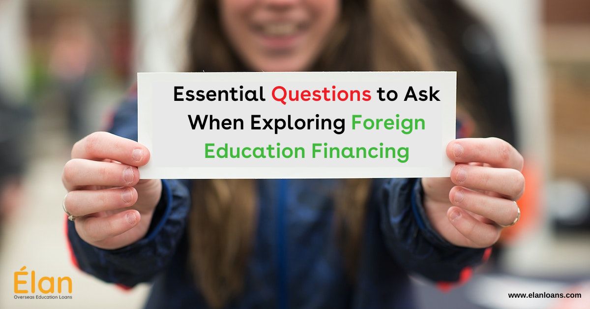 Essential Question to finance your education abroad