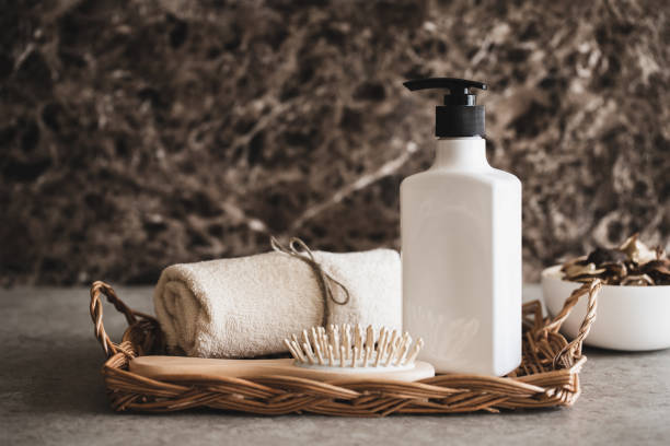 bathing, shampoo bottle, amenities