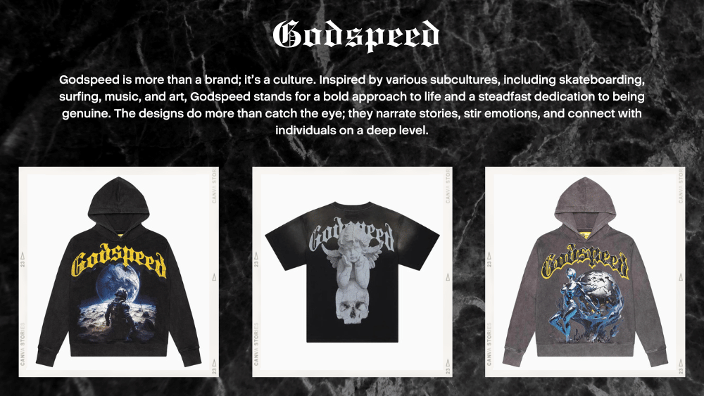 Stand Out with Godspeed Hoodies and T-Shirts