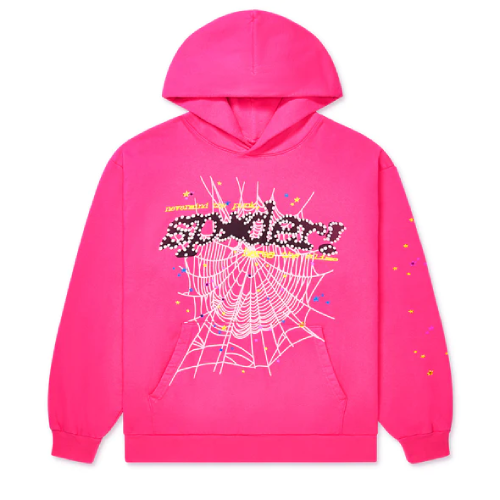 Sp5der Pink Hoodie | Sp5der Hoodie | Buy 30% OFF