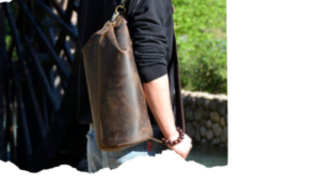 Stylish with a Men Leather Sling Bag from Leather Shop Factory